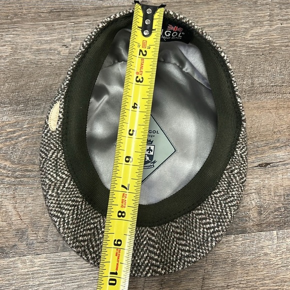 Kangol Herringbone 504 Flat Cap - Picture 7 of 9